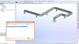 Пример адаптивного элемента в T-FLEX CAD (трубопроводы)