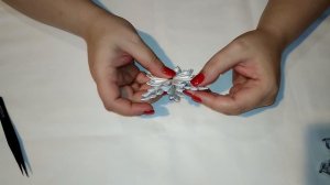 Снежинка ободок ДЛЯ ПРИНЦЕСС новогодний DIY. Мастер класс (МК) подробный. Своими руками. Канзаши.