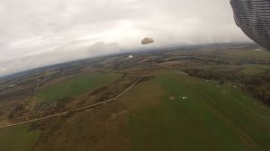 Мой первый одиночный прыжок с высоты 800 метров парашют Д-1-5У