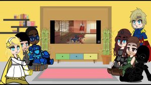 || Gacha Life The 7 React To HomeLander Vs Omni man(REMAKE)||