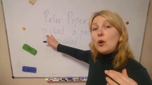 EN 1/3 Peter Piper picked a pack... tongue twister (всемирная скороговорка)
