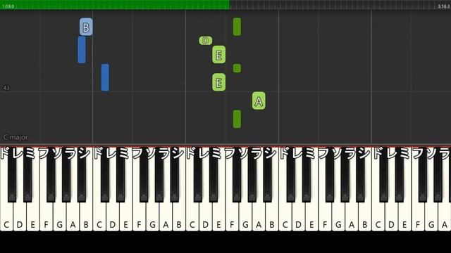 A Tale of Six Trillion Years and a Night - EASY Piano Tutorial / 六兆年と一夜物語【ピアノ簡単楽譜】 by TAM смотреть онлайн