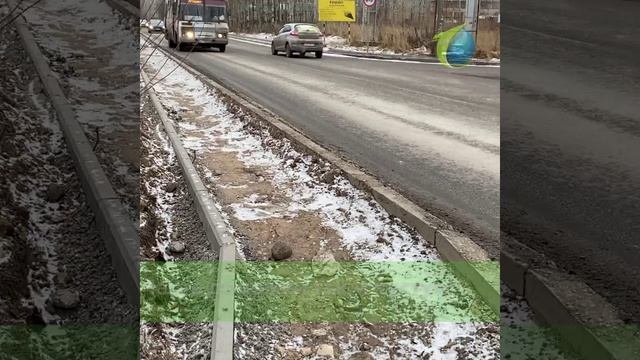Недоделанные тротуары.