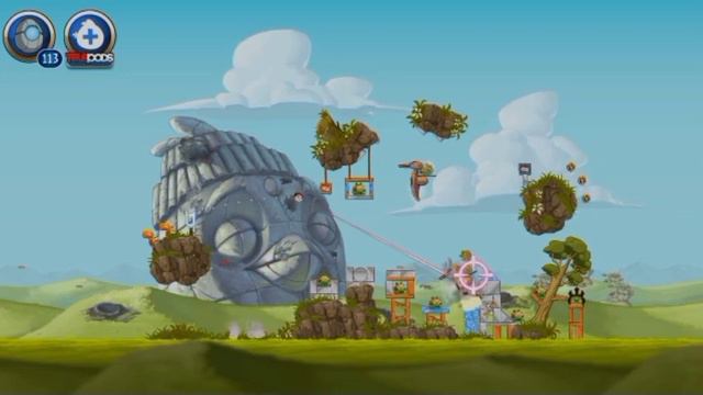 ФИГОВЫЕ ПУЛИ КАПИТАНА ПАНАКИ - Angry Birds Star Wars 2 - Прохождение N5 смотреть онлайн