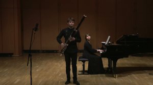 1) Э.Боцца "Речитатив, сицилиана и рондо" 
2) А.Скрябин "Этюд"