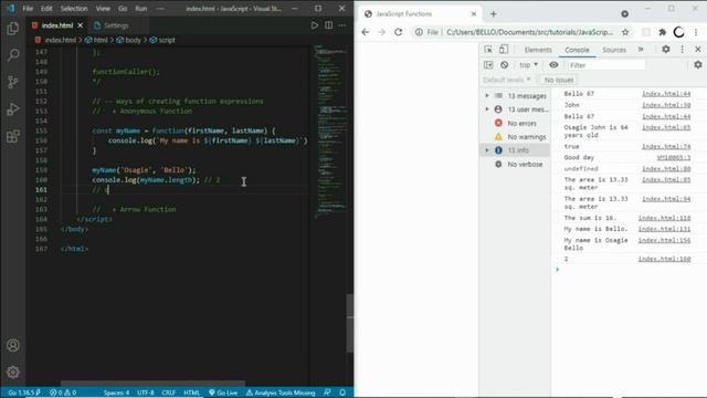 18. JavaScript Function Expression