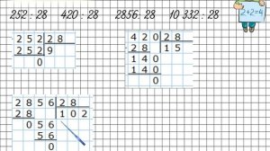 Письменное деление на двузначное число. Математика 4 класс