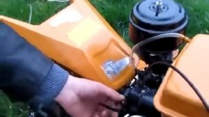 Запуск дизельного мотоблока Кентавр 3040 Д