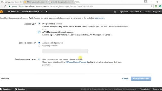 AWS Identity and Access Management(IAM)