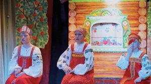 Праздник Пасхи 2022 г. - "Белая коровушка - мудрая головушка" - Песня сестричек