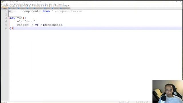 Incluir Vue loader y template: Node, Webpack, NPM y configuración básica desde cero | 7 смотреть онлайн