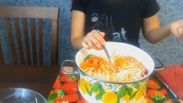 Осенняя маринованная капуста или салат Венгерский как в магазине.