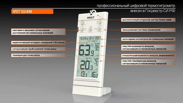 Презентация термогигрометров RST 0241X смотреть онлайн
