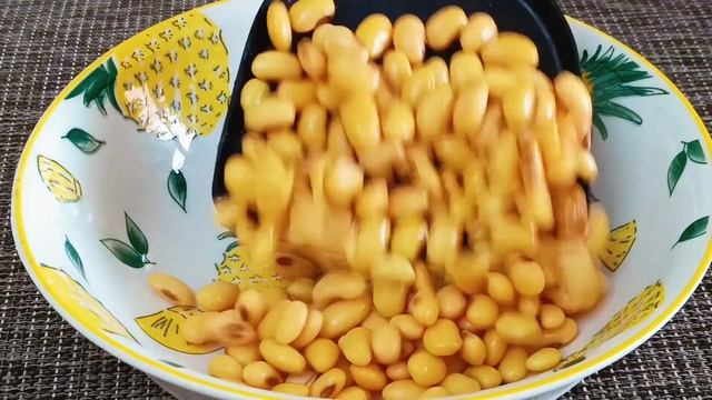 把黃豆放鍋里蒸一蒸，出鍋就是一道大硬菜，老保姆拿手絕活，真香，【柚子愛吃】soy recipes, #黃豆料理 ,  #黃豆食譜，#黃豆醬的做法最簡單的，#黃豆醬辣椒醬的做法，chinese foo