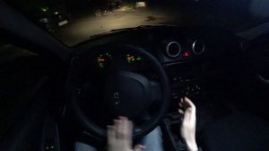 НОЧНАЯ ПОЕЗДКА НА ЛАДА ГРАНТА СЕРДОЛИК