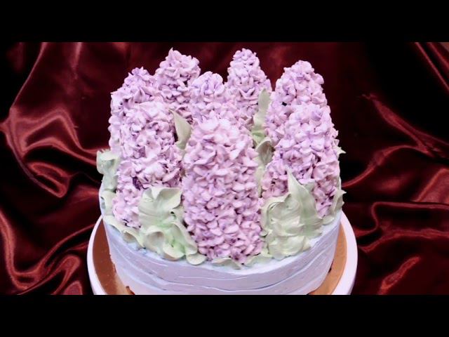 Зефирный торт    #торт #зефир #сирень #цветы