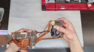 MSI GL 8RD разборка чистка замена термопасты.MSI GL 8RD disassembly cleaning replacing thermal past