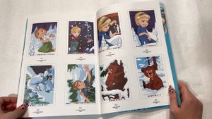 Обзор зимней раскраски «Hiver» по номерам от Disney