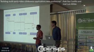 "Building multi-party video conference applications with mediasoup". Iñaki Castillo & José Millán