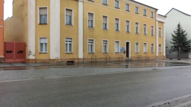 ГСВГ.Jüterbog, от ратуши по главной улице,минуя кирху к городским воротам 9.3.2020 смотреть онлайн