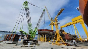 Судоверфь Звезда строит огромный танкер-продуктовоз Иван Айвазовский