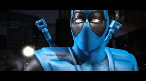 Mortal Kombat XL - Fantastic Four Deadpool Scorpion Costume PC Mod Performs Intros On All Stages