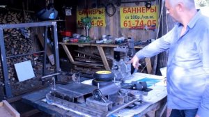 Виброплита с бензиновым двигателем своими руками