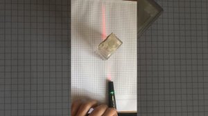 Измерение показателя преломления стекла