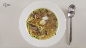 Суп-лапша с куриными потрохами. Подробный рецепт