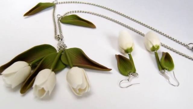 БЕЛЫЕ ТЮЛЬПАНЫ из холодного фарфора Ивашковой Г.wmv смотреть онлайн