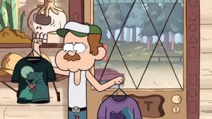 майка с пумой с пантерой Gravity Falls