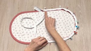 Neceser Estuche con Muñeca Tilda - Funda Bastidor Costura Bordado - Cómo hacer DIY con patrones 157