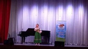 Полевая Мария. 9 лет. "У ворот гусли вдарили" русская народная песня