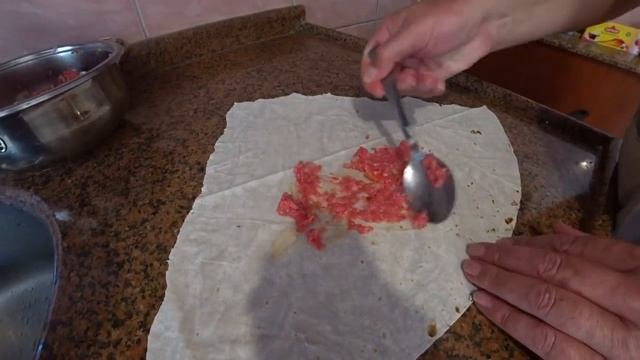 Гёзлеме (Gözleme) из юфки - Рецепт из Турции