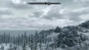 Skyrim: Scenery | Beautiful Winter Mountain