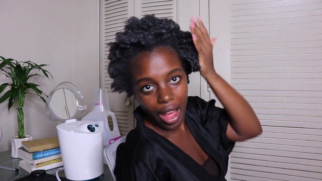 I Tried Deep Conditioning My 4C Natural Hair w/ a Facial Steamer? смотреть онлайн