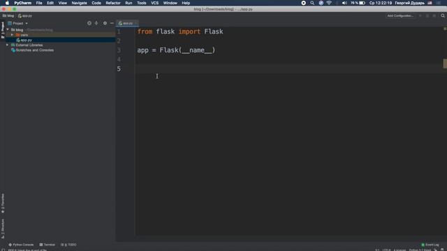 Изучение Flask   #1 - Создание веб сайтов на Python