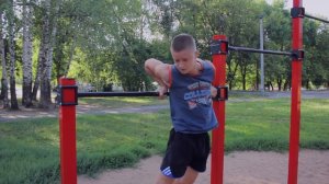 Выход принца на одну руку на турнике. Обучалка по Workout 14