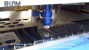 BCJ2513 CO2 лазерный станок для резки металлических и неметаллических материалов из компании BCAMCNC