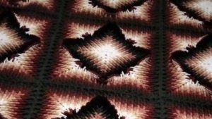 Соединяем квадраты в плед