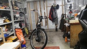 Электровелосипед на каждый день. Поставил новый синусный контроллер.