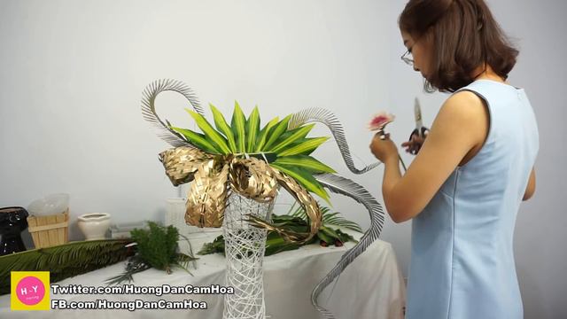 DIY Floral Arrangements for Church|GERBERA ,Lily Flower,Eps 18 смотреть онлайн