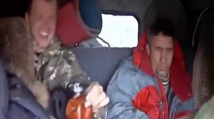пьяные на УАЗике ! прикол !