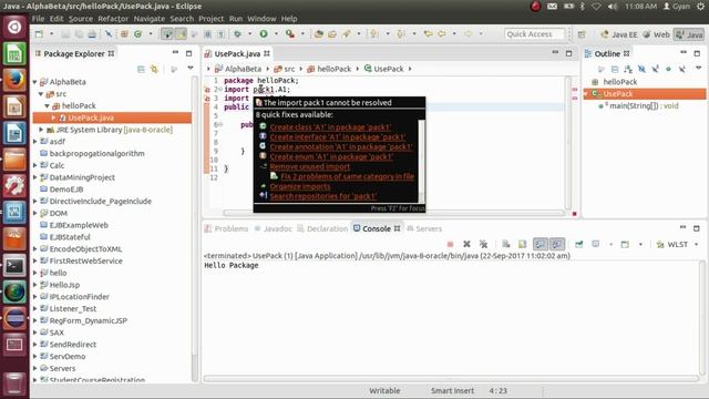 Code Management by Eclipse IDE | Java смотреть онлайн