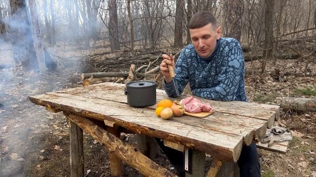 ЗЕМЛЯНКА у ручья - её ЗАТОПИЛО? | Сезон ШАШЛЫКОВ открыт под ПЕНИЕ ПТИЦ смотреть онлайн