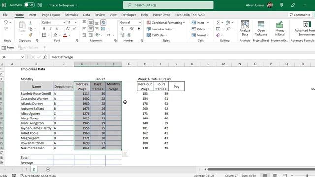 Microsoft Excel Tutorial for Beginners | Session 2 | Excel Complete Course | Excel Full Course