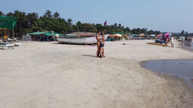 Arambol Beach | Russian Beach Goa | Beautiful Russian Girls | русский пляж Гоа | Goa India смотреть онлайн