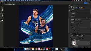 Photoshop Tutorial | Fotomontaje Deportivo Luka Dončić | Sport Poster Design