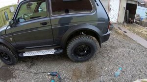 LADA 4x4 Нива Бронто / Установка подкрылков