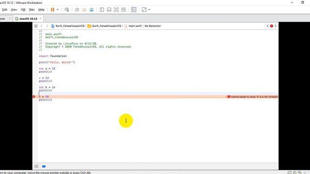 Tutorial 02: Variable and Data Types in Swift | Integer Float Double Character Boolean Var Let Swif